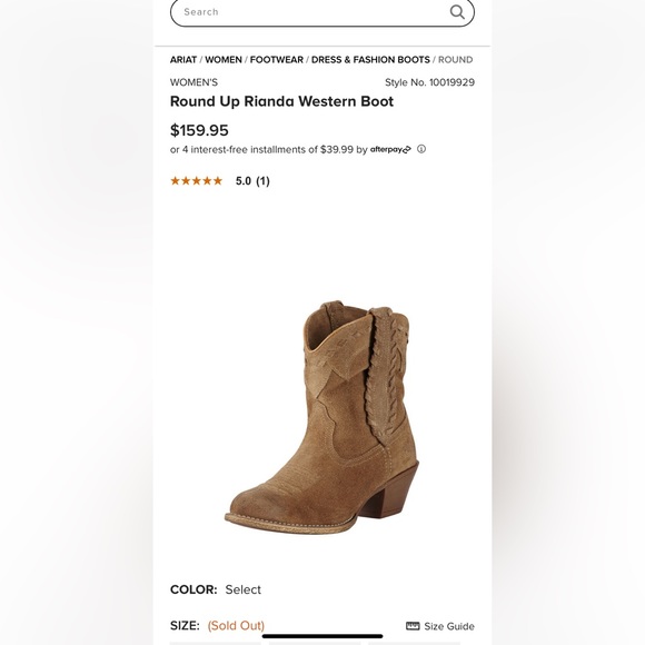 Ariat Roundup Boots - Picture 1 of 5